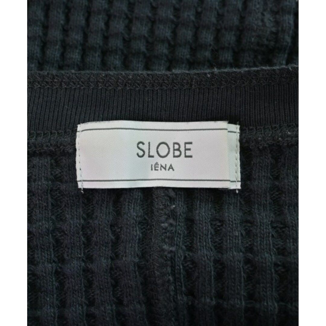 SLOBE IENA(スローブイエナ)のSLOBE IENA スローブイエナ Tシャツ・カットソー -(M位) 紺 【古着】【中古】 レディースのトップス(カットソー(半袖/袖なし))の商品写真
