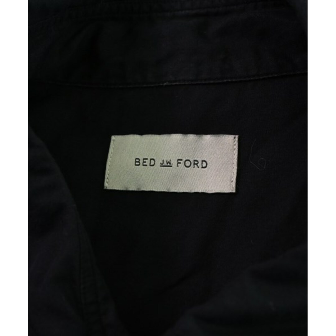 BED J.W. FORD(ベッドフォード)のBED J.W. FORD ベッドフォード カジュアルシャツ -(XL位) 黒 【古着】【中古】 メンズのトップス(シャツ)の商品写真