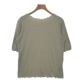 ローリーズファーム(LOWRYS FARM)のLOWRYS FARM Tシャツ・カットソー F アイボリーx黒(ボーダー) 【古着】【中古】(カットソー(半袖/袖なし))