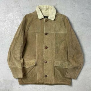 60〜70年代 Sears Oakbrook Sportswear スエードレザージャケット ボアジャケット メンズL-XL相当(ブルゾン)