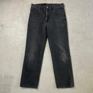 リーバイス(Levi's)の90年代 カナダ製  Levi's リーバイス 516 ブラックデニムパンツ ストレート メンズW36(デニム/ジーンズ)