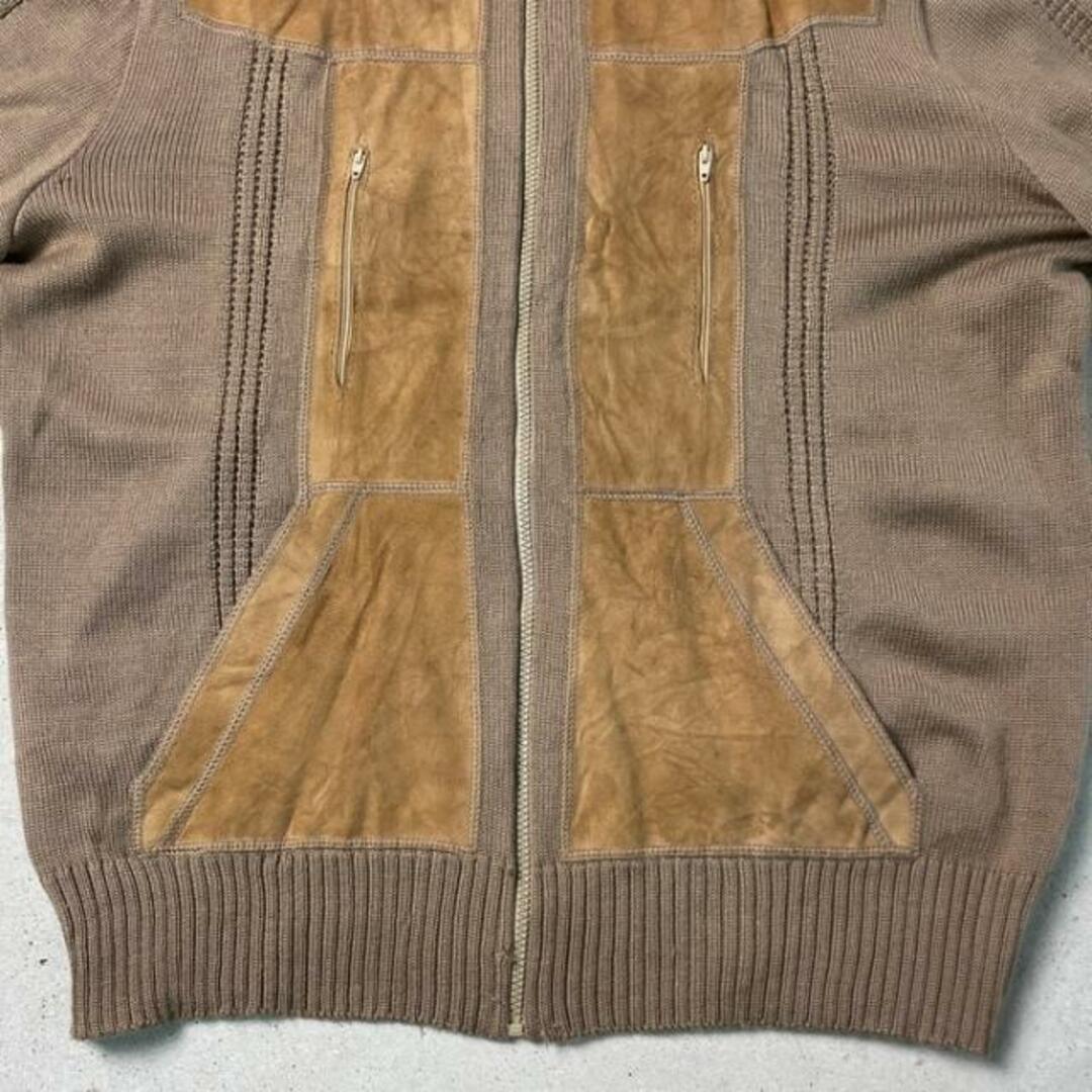 ユーロ ヴィンテージ SERCAP スエード×ニットジャケット レザー ユーロ ヴィンテージ SERCAP スエード×ニットジャケット レザー