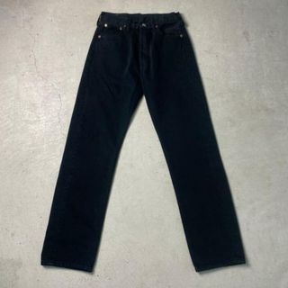 リーバイス(Levi's)の00年代 英国製 Levi's ユーロリーバイス 501 ブラックデニムパンツ ストレート メンズW29(デニム/ジーンズ)