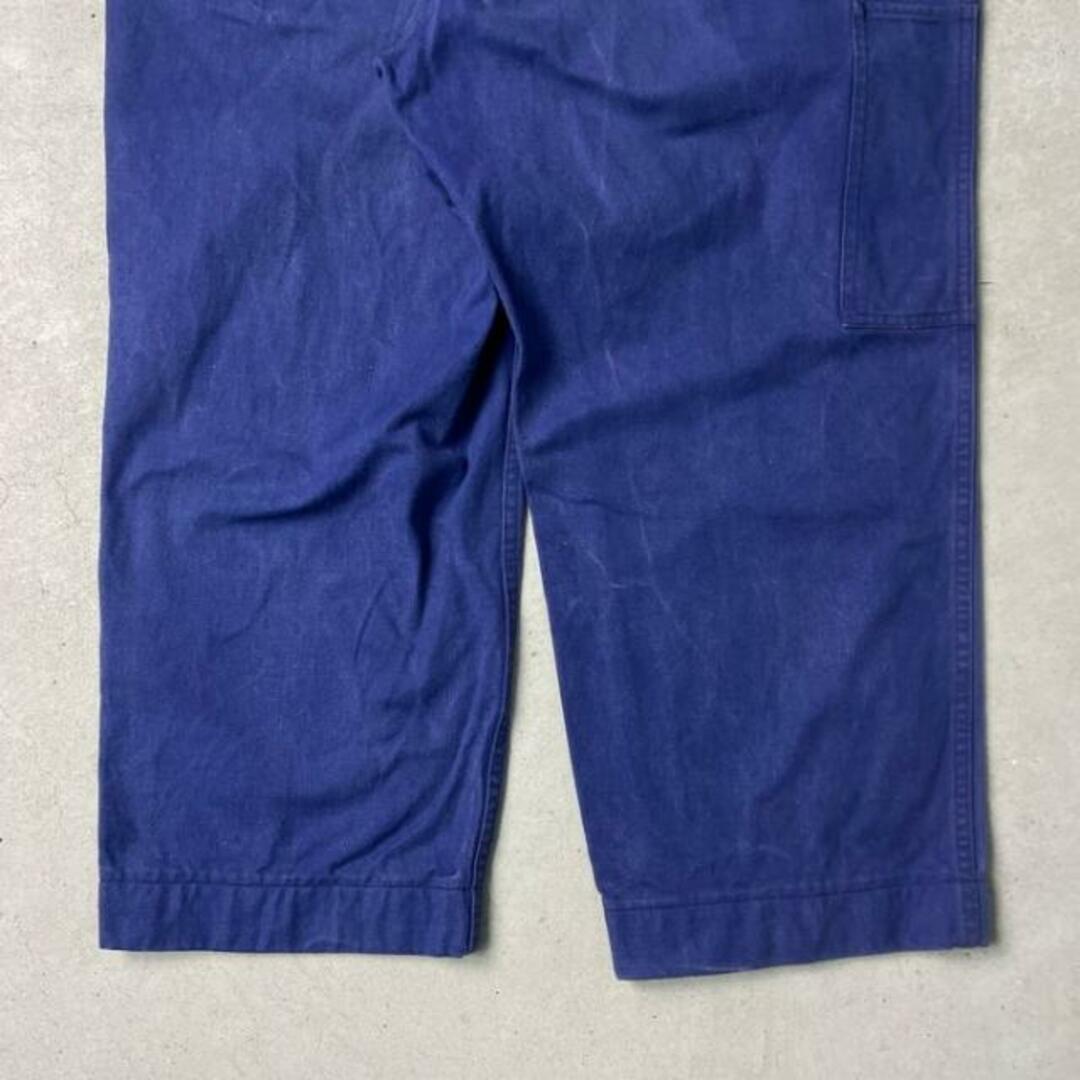 70年代 BARBE BLEUE コットンツイル ユーロワークパンツ メンズW36相当 メンズのパンツ(ペインターパンツ)の商品写真