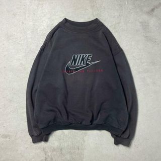 ナイキ(NIKE)の90年代 NIKE ナイキ スウェットシャツ モックネック ロゴ刺繍 銀タグ メンズXL相当(スウェット)