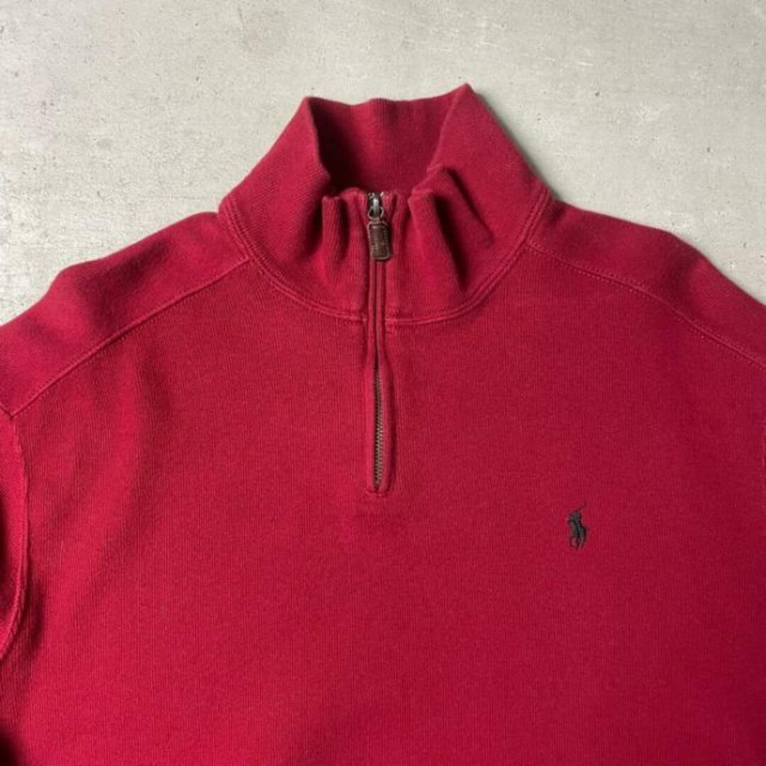 Ralph Lauren(ラルフローレン)のPolo by Ralph Lauren ポロバイラルフローレン ハーフジップ リブスウェットシャツ メンズXL メンズのトップス(スウェット)の商品写真