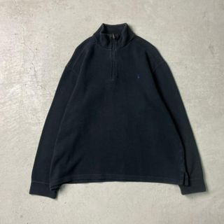 ラルフローレン(Ralph Lauren)のPolo by Ralph Lauren オールドラルフローレン リブスウェット ハーフジップ メンズXL(スウェット)