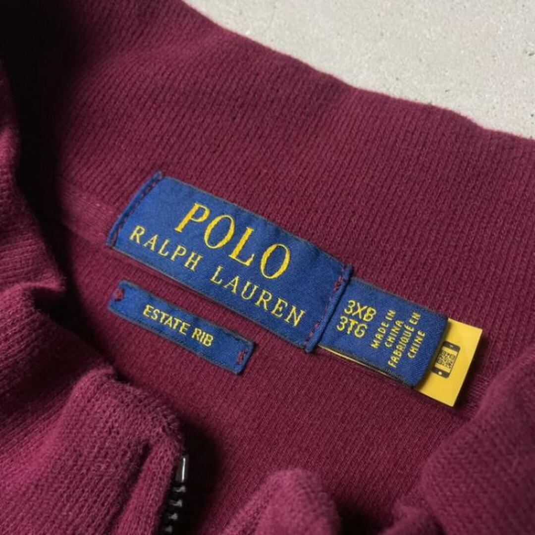 Ralph Lauren(ラルフローレン)のPolo Ralph Lauren ポロラルフローレン リブスウェット ハーフジップ メンズ3XB メンズのトップス(スウェット)の商品写真