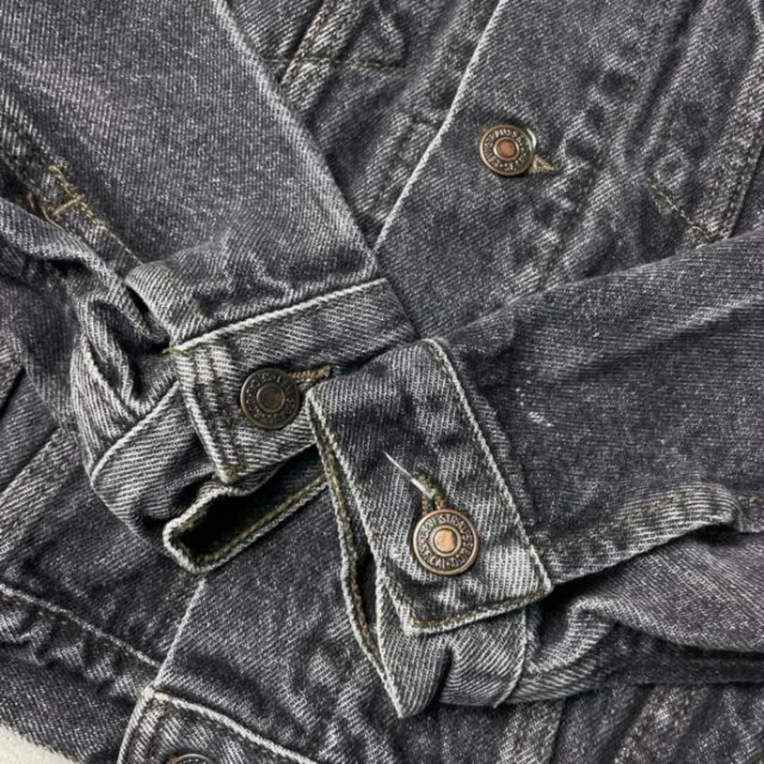 Levi's(リーバイス)の90年代 ユーゴスラビア製 Levi's ユーロリーバイス 70503 02 先染め ブラックデニムジャケット レディース2XS メンズ キッズ レディースのジャケット/アウター(Gジャン/デニムジャケット)の商品写真