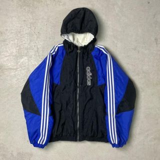 アディダス(adidas)の90年代 adidas アディダス フルジップ ナイロンパーカー キルティングライナー メンズXL相当(ジャージ)