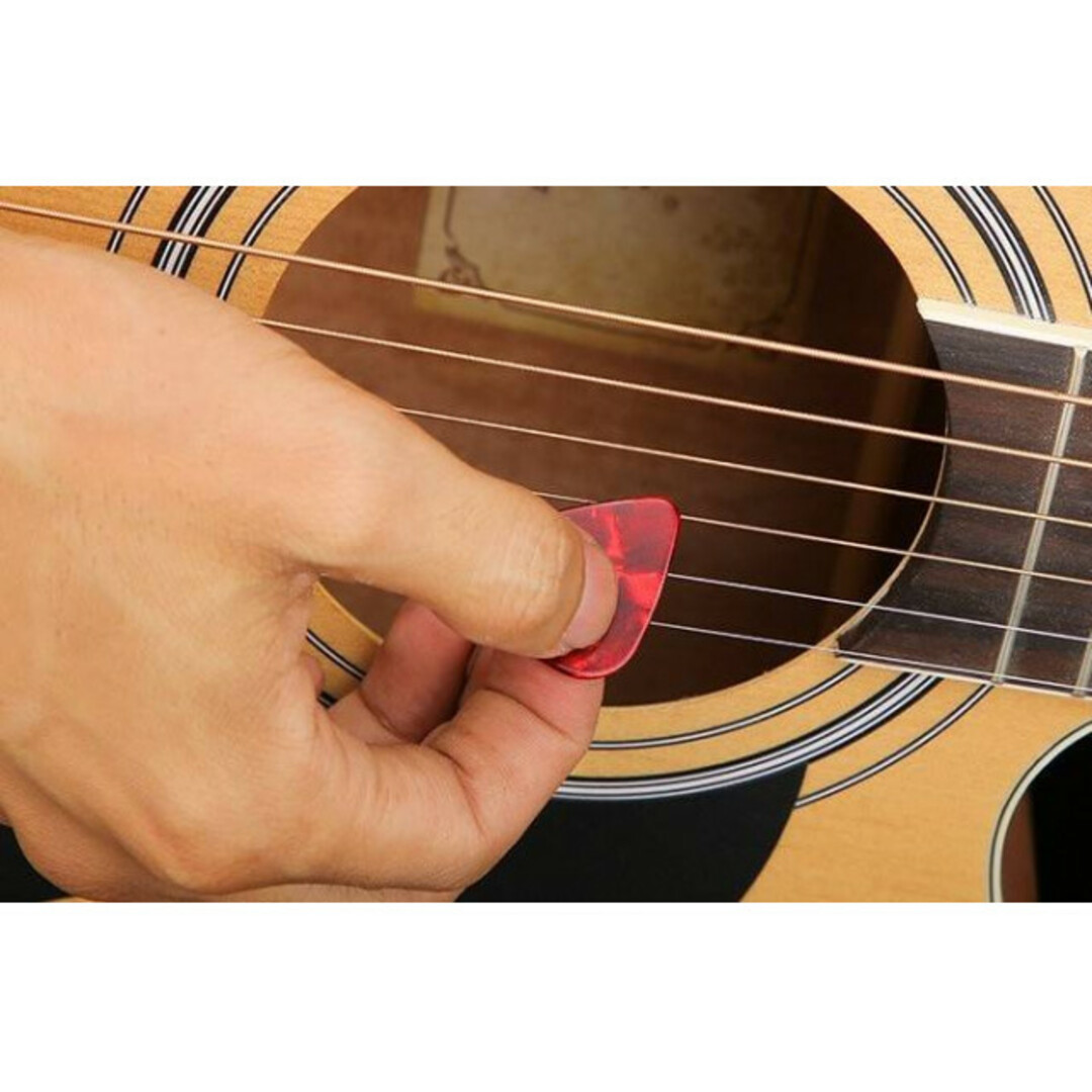 ギターピック　10枚セット　0.75mm　アコギ　エレキ　ベース　ウクレレ　 楽器の楽器 その他(その他)の商品写真