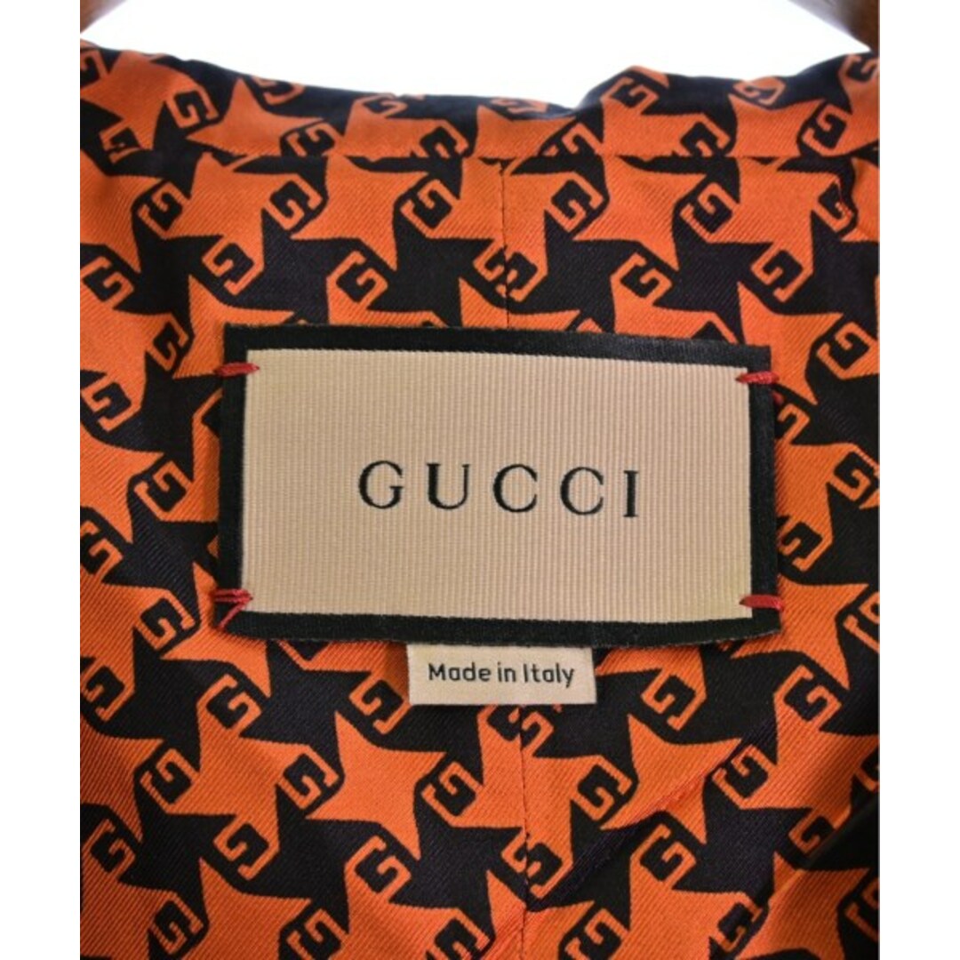 Gucci(グッチ)のGUCCI グッチ ジャケット（その他） 40(M位) オレンジx黒(総柄) 【古着】【中古】 レディースのジャケット/アウター(その他)の商品写真