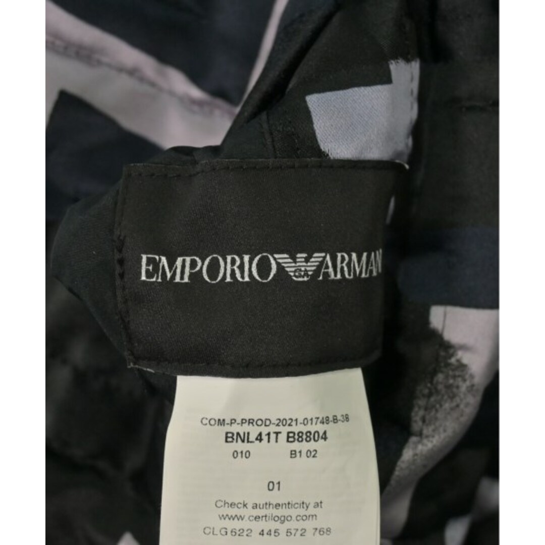 Emporio Armani(エンポリオアルマーニ)のEMPORIO ARMANI ダウンコート 38(S位) 黒等 【古着】【中古】 レディースのジャケット/アウター(ダウンコート)の商品写真