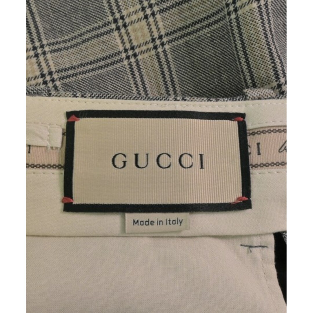 GUCCI - GUCCI ショートパンツ 36(XS位) グレー系xベージュ系 GUCCI - GUCCI ショートパンツ 36(XS位) グレー系xベージュ系