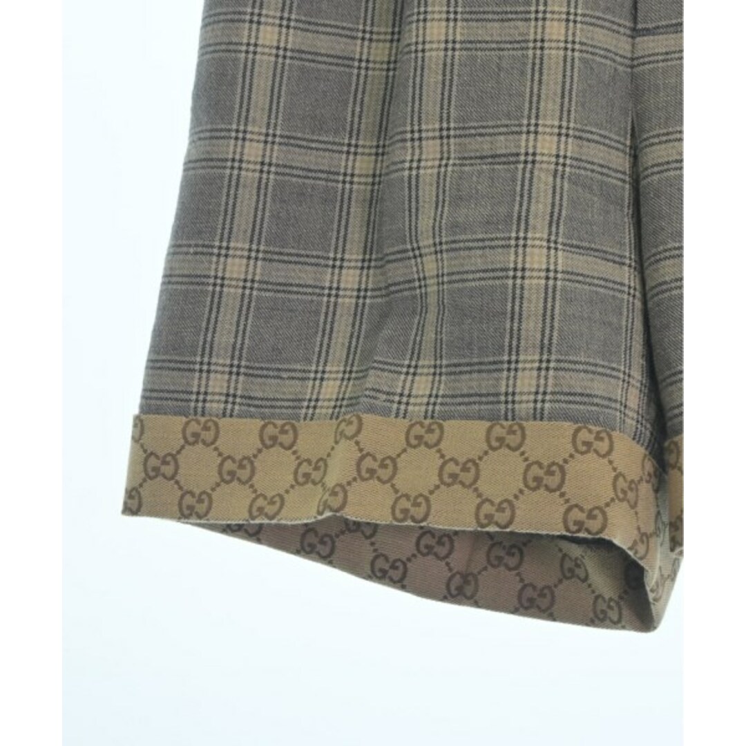 GUCCI - GUCCI ショートパンツ 36(XS位) グレー系xベージュ系 GUCCI - GUCCI ショートパンツ 36(XS位) グレー系xベージュ系