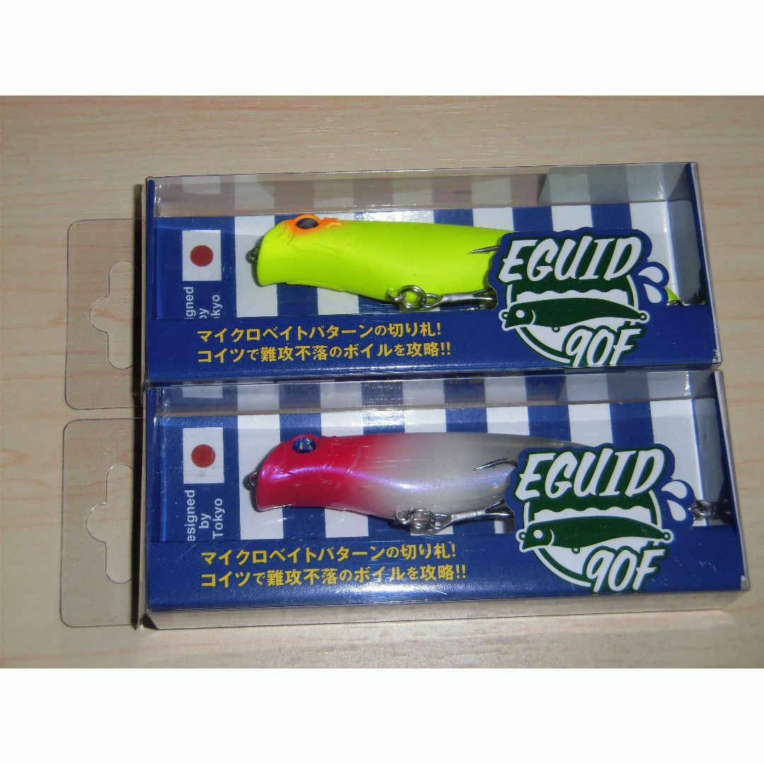 セール(SALE)開催中！ファッション通販 ブルーブルー　エグイド 90F 11.5g　レッドヘッドクリア・マットチャート ルアー用品