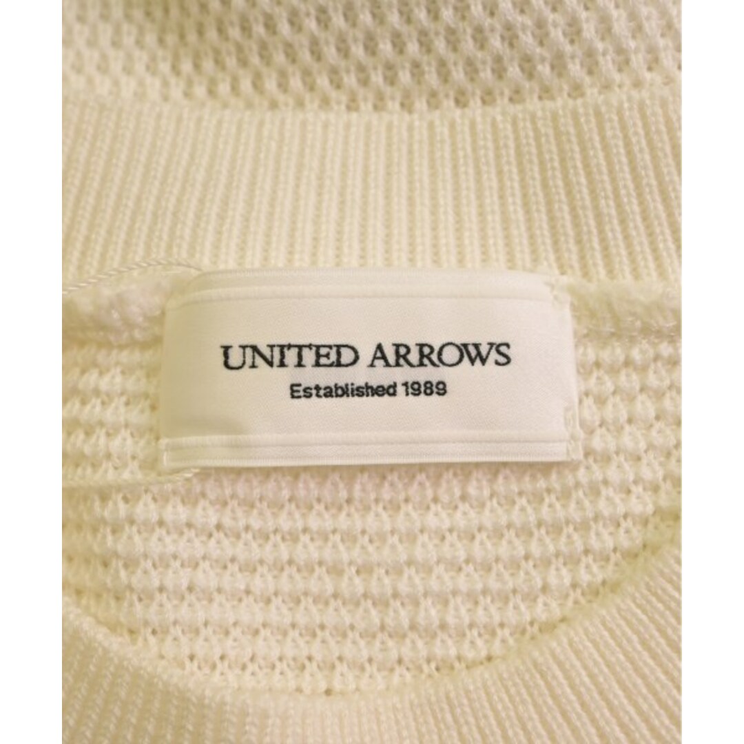 UNITED ARROWS(ユナイテッドアローズ)のUNITED ARROWS ユナイテッドアローズ Tシャツ・カットソー L 白 【古着】【中古】 メンズのトップス(Tシャツ/カットソー(半袖/袖なし))の商品写真