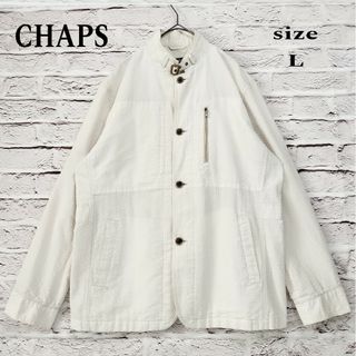 チャップス(CHAPS)の【シアサッカー生地】チャップス CHAPS リネン スタンドカラー ジャケット(その他)