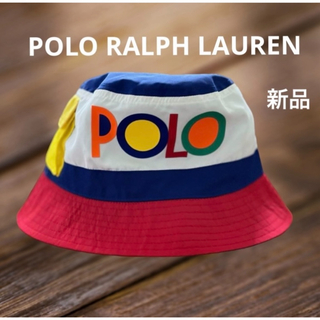 ポロラルフローレン(POLO RALPH LAUREN)のPOLO ラルフローレン　ハット　リバーシブル　米国購入　新品(ハット)