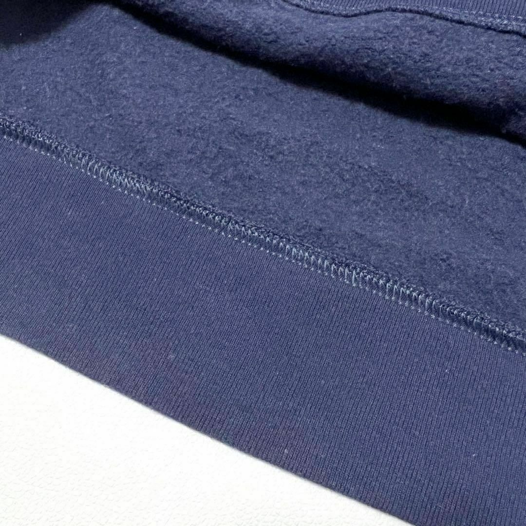 GAP(ギャップ)のGAP パーカー フード 裏起毛 刺繍 ポケット ネイビー ホワイト Lサイズ レディースのトップス(パーカー)の商品写真