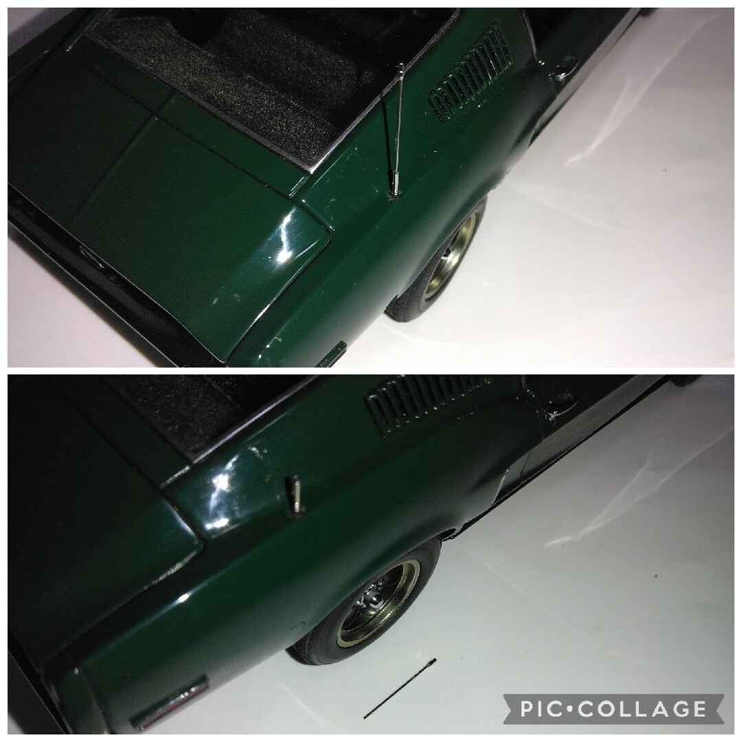 AUTOart(オートアート)の1/18 AUTOart Ford Mustang GT Bullitt 訳あり エンタメ/ホビーのおもちゃ/ぬいぐるみ(ミニカー)の商品写真