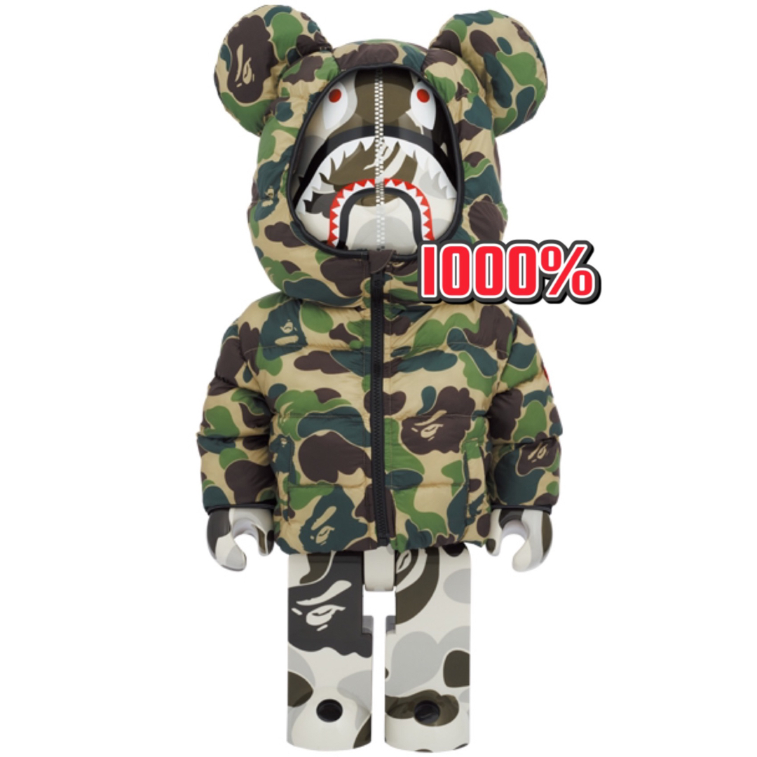 BE@RBRICK(ベアブリック)の即日配送！Bearbrick  Bape  Canada Goose 1000% エンタメ/ホビーのフィギュア(その他)の商品写真