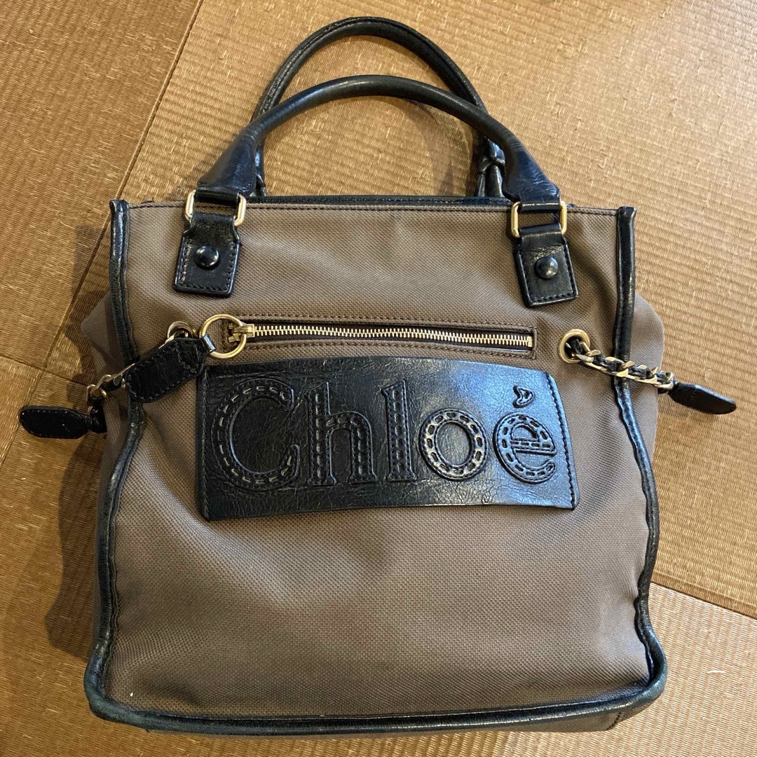 クロエ　chloe キャンバスハンドバッグ　ハーレー | フリマアプリ ラクマ