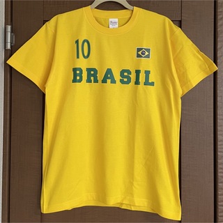 Tシャツ Mサイズ メンズ レディース ジュニア ブラジル サッカー ティシャツ(Tシャツ/カットソー(半袖/袖なし))