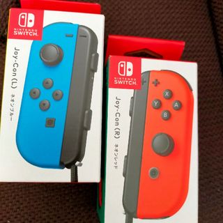 ニンテンドースイッチ(Nintendo Switch)のSwitch　ジョイコン　joycon ネイルブルーL＆ネオンブルーR(その他)