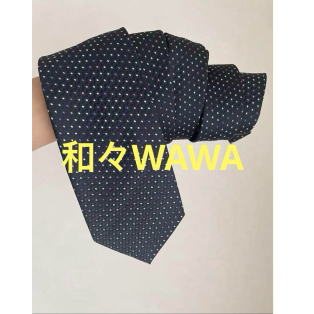 【美品】和々WAWA ネクタイ／ドット メンズのファッション小物(ネクタイ)の商品写真