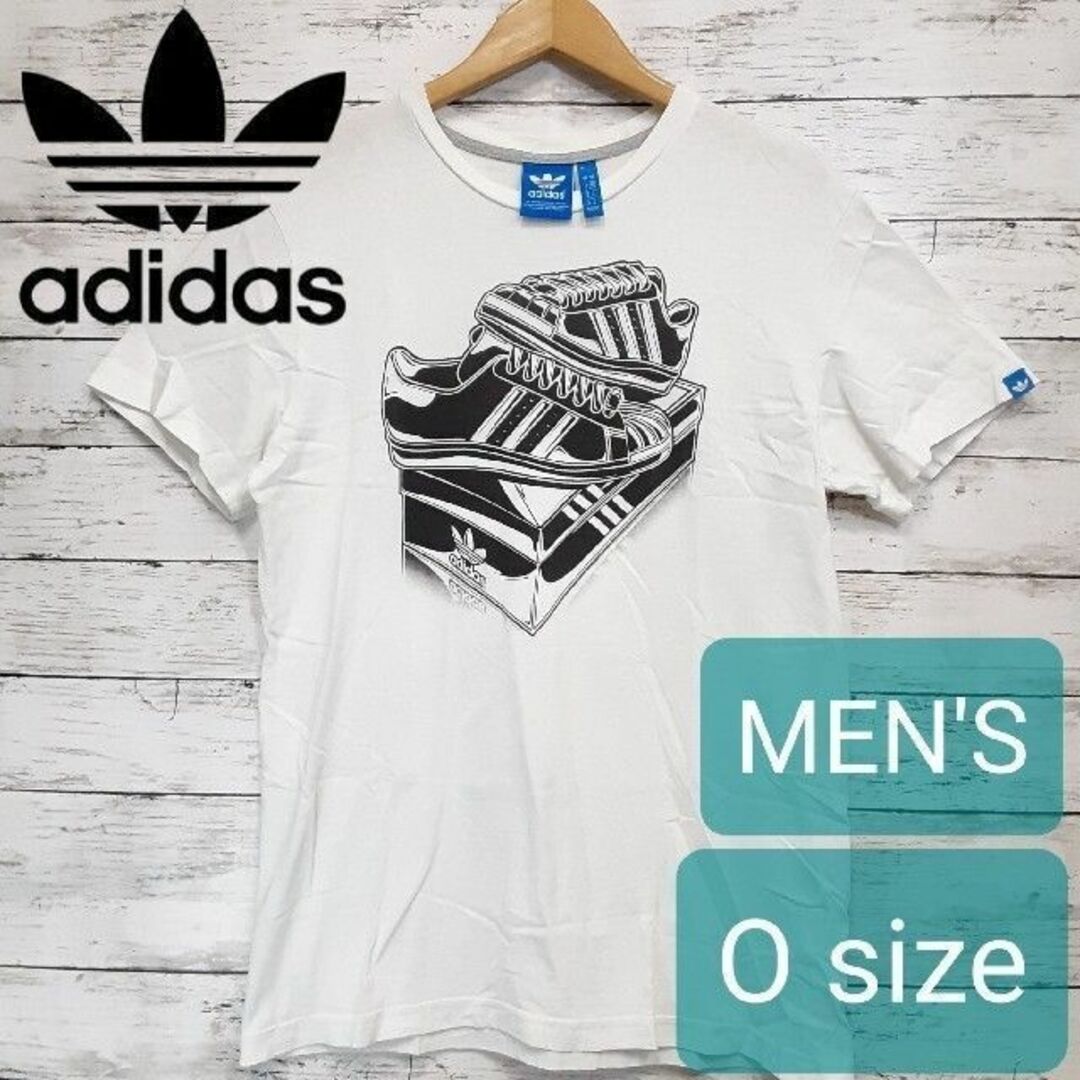 adidas(アディダス)の✨人気✨ adidas(アディダス) デザインTシャツ O(L)サイズ スポーツ メンズのトップス(Tシャツ/カットソー(半袖/袖なし))の商品写真