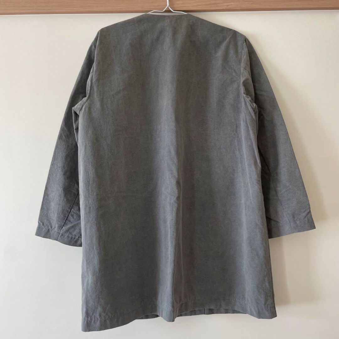 nest Robe(ネストローブ)の和紙グログランスモックコート メンズのジャケット/アウター(ノーカラージャケット)の商品写真