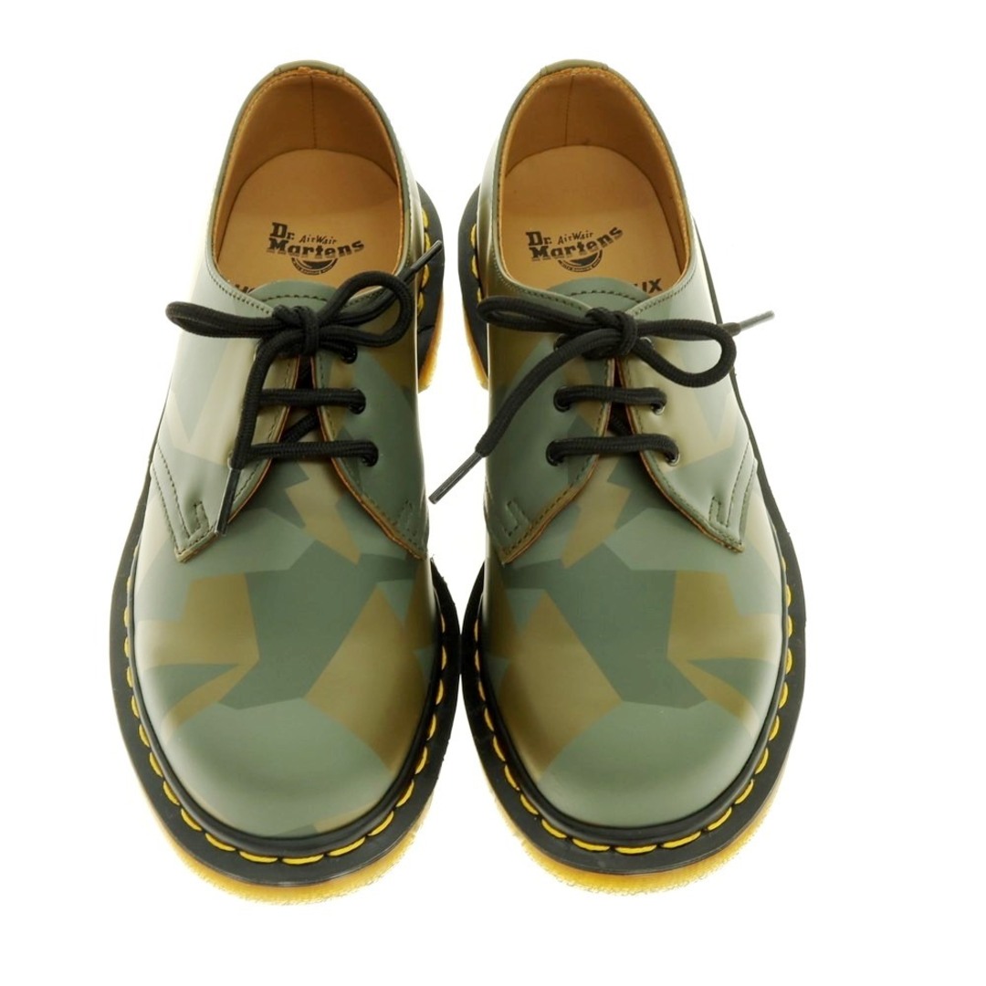 【中古】【未使用】コムデギャルソン オムドゥ COMME des GARCONS HOMME DEUX × Dr.Martens 2022年春夏 1461 レザー シューズ オリーブ系【サイズ6】【メンズ】 メンズの靴/シューズ(ドレス/ビジネス)の商品写真