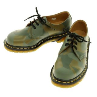 【中古】【未使用】コムデギャルソン オムドゥ COMME des GARCONS HOMME DEUX × Dr.Martens 2022年春夏 1461 レザー シューズ オリーブ系【サイズ6】【メンズ】(ドレス/ビジネス)