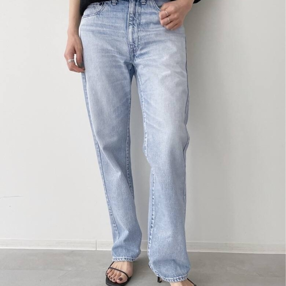 L'Appartement DEUXIEME CLASSE(アパルトモンドゥーズィエムクラス)のKURO/クロ Dear My BF Denim(Selvedge) レディースのパンツ(デニム/ジーンズ)の商品写真