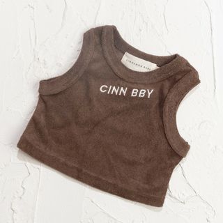 コドモビームス(こども ビームス)のCINNAMON BABY　テリー シングレット - ダーク チョコレート2Y(Ｔシャツ)