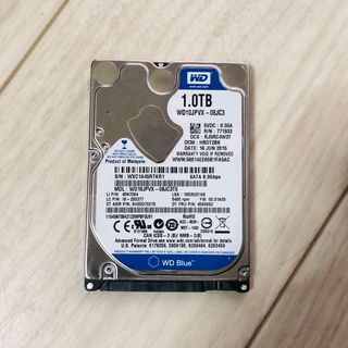 ウェスタンデジタル(Western Digital)の中古2.5インチ　sata HDD 1TB(PCパーツ)