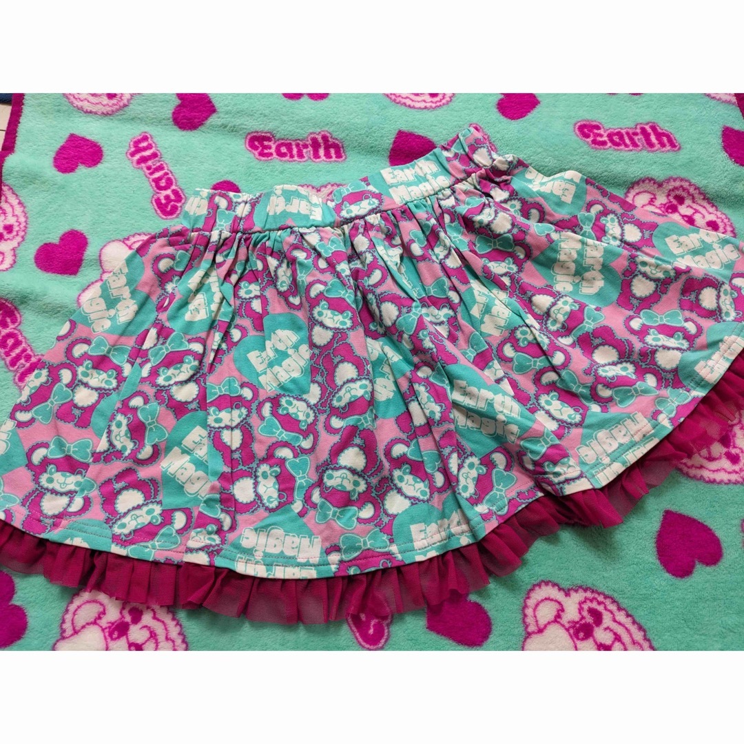 EARTHMAGIC(アースマジック)の103🌸アースマジック🌸セットアップ🌸150 キッズ/ベビー/マタニティのキッズ服女の子用(90cm~)(スカート)の商品写真