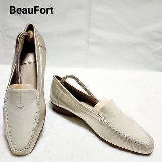 BeauFort ビューフォート スタイリッシュ モカシューズ 24.5cm(スリッポン/モカシン)