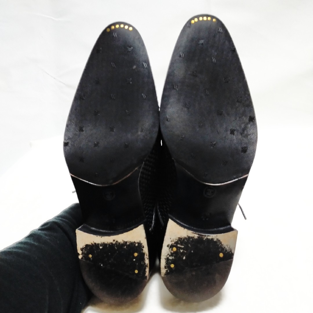 ARTIOLI(アルティオリ)の【美品】ARTIOLI 編み込み サイドレースアップ ローファー UK4.5 レディースの靴/シューズ(ローファー/革靴)の商品写真