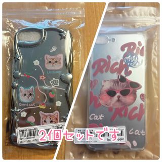 シーイン(SHEIN)の新品未使用●スマホケース2個セット＜iPhone7P/8P＞(iPhoneケース)