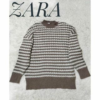 ザラ(ZARA)のZARA　 　 セーター 　トップス　 ウール　Ｍサイズ　ケーブルニット(ニット/セーター)