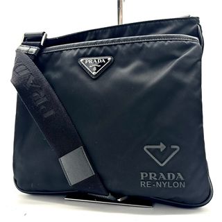 プラダ(PRADA)の【現行・美品】プラダ ショルダーバッグ 三角ロゴプレート サフィアーノ ナイロン(ショルダーバッグ)