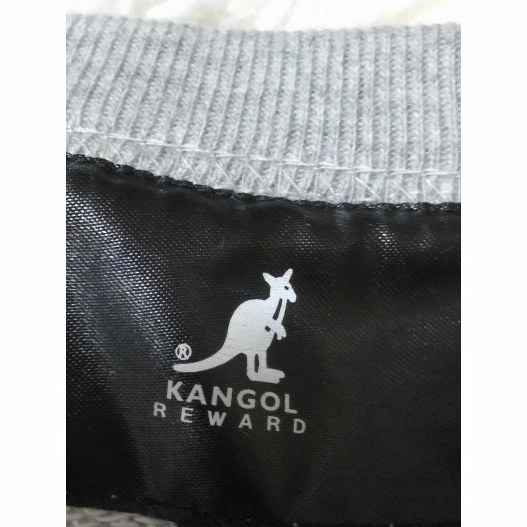 KANGOL(カンゴール)のらっだぁ&KANGOL　コラボ　 スウェット トレーナー グレー　フリーサイズ レディースのトップス(トレーナー/スウェット)の商品写真