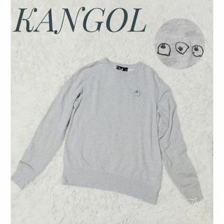 KANGOL - らっだぁ&KANGOL　コラボ　 スウェット トレーナー グレー　フリーサイズ