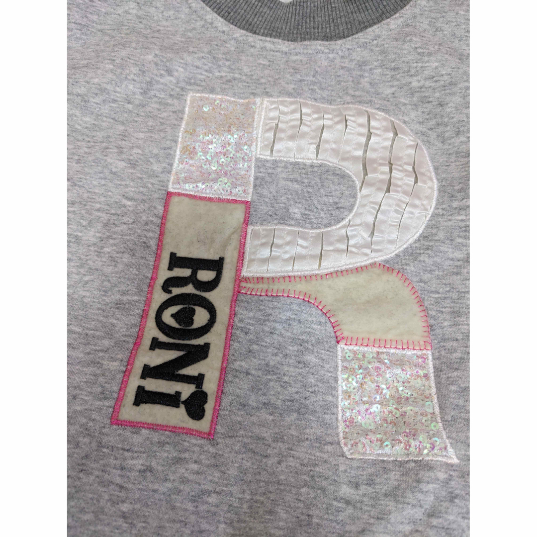 RONI(ロニィ)のRONI🌸グレー🌸暖かワンピース🌸L キッズ/ベビー/マタニティのキッズ服女の子用(90cm~)(ワンピース)の商品写真
