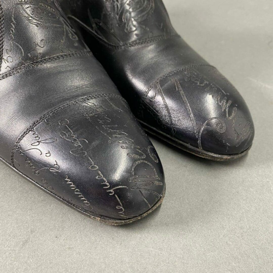 Berluti(ベルルッティ)の2j31 《美品》 Berluti ベルルッティ カリグラフィー モンクシューズ ドレスシューズ カルロ サイズ6 シューツリー付き メンズ 紳士靴 メンズの靴/シューズ(ドレス/ビジネス)の商品写真