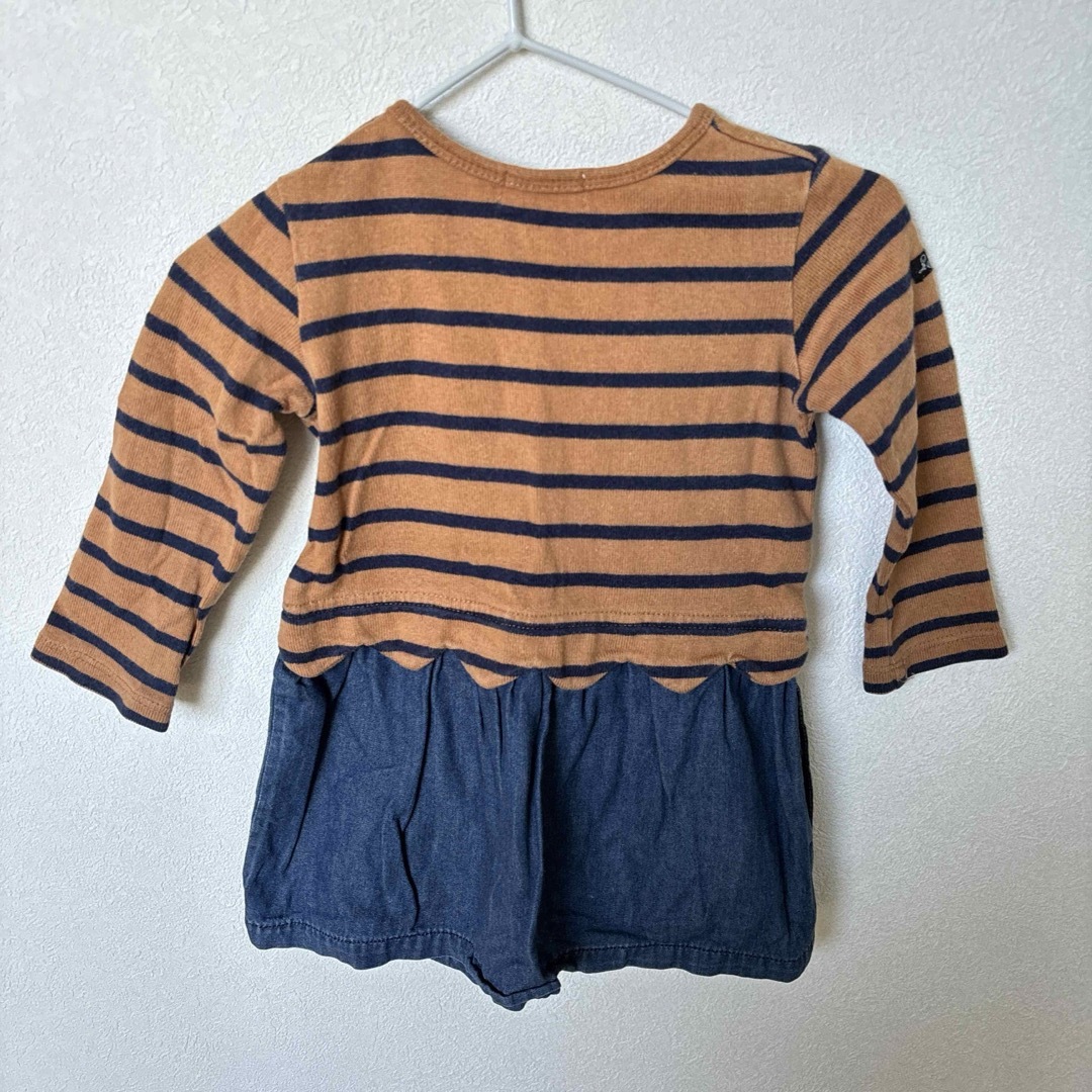 80サイズ　ワンピース　春服 キッズ/ベビー/マタニティのベビー服(~85cm)(ワンピース)の商品写真