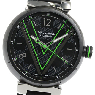 ルイヴィトン(LOUIS VUITTON)のルイ・ヴィトン LOUIS VUITTON QA131 タンブール 自動巻き メンズ 良品 箱・保証書付き_802356(腕時計(アナログ))