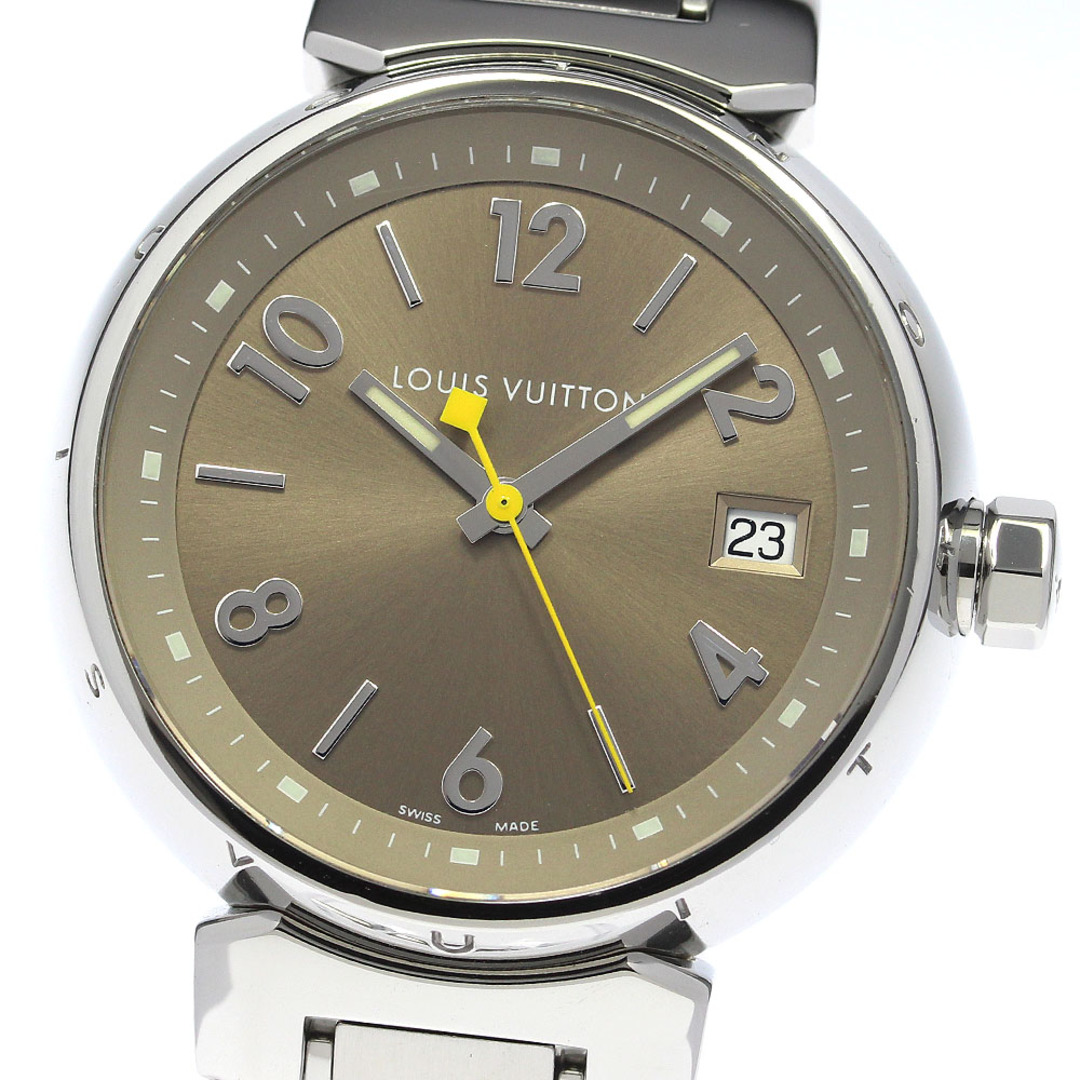 LOUIS VUITTON(ルイヴィトン)のルイ・ヴィトン LOUIS VUITTON Q1312 タンブール デイト クォーツ レディース 良品 _801901 レディースのファッション小物(腕時計)の商品写真